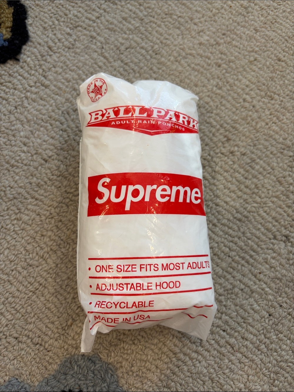 Supreme poncho